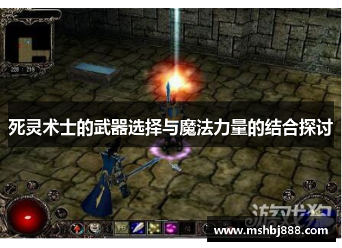死灵术士的武器选择与魔法力量的结合探讨