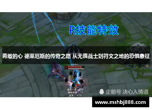 勇敢的心 德莱厄斯的传奇之路 从无畏战士到符文之地的恐惧象征